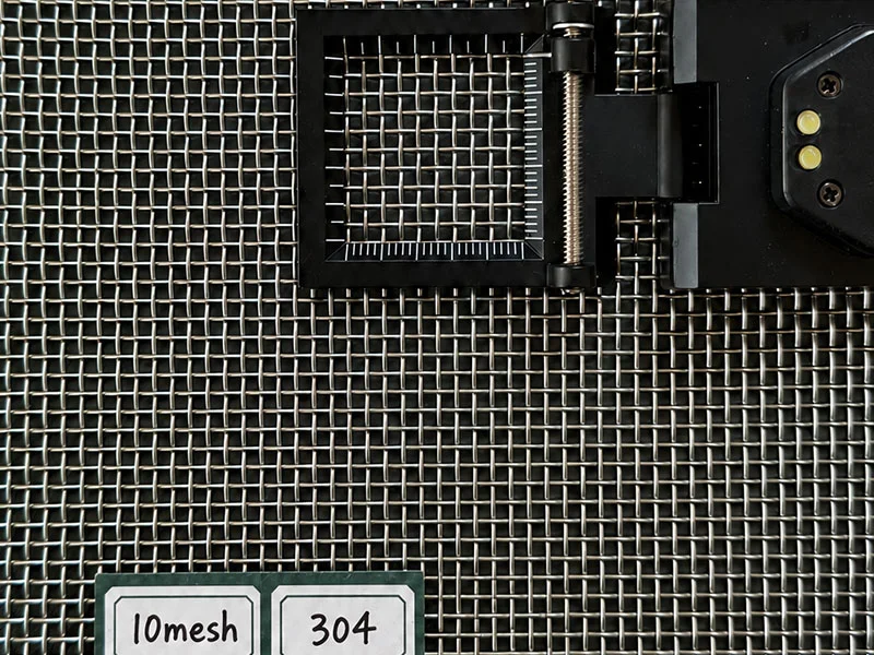 10 mesh stainless steel 304 wire mesh with a mesh counter