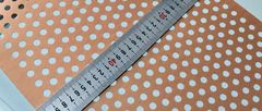 Round-hole copper perforated sheet with ruler reference