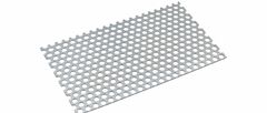 Galvanized perforated steel sheet with round holes