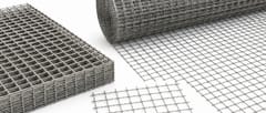 Stainless steel welded wire mesh rolls and cut panels