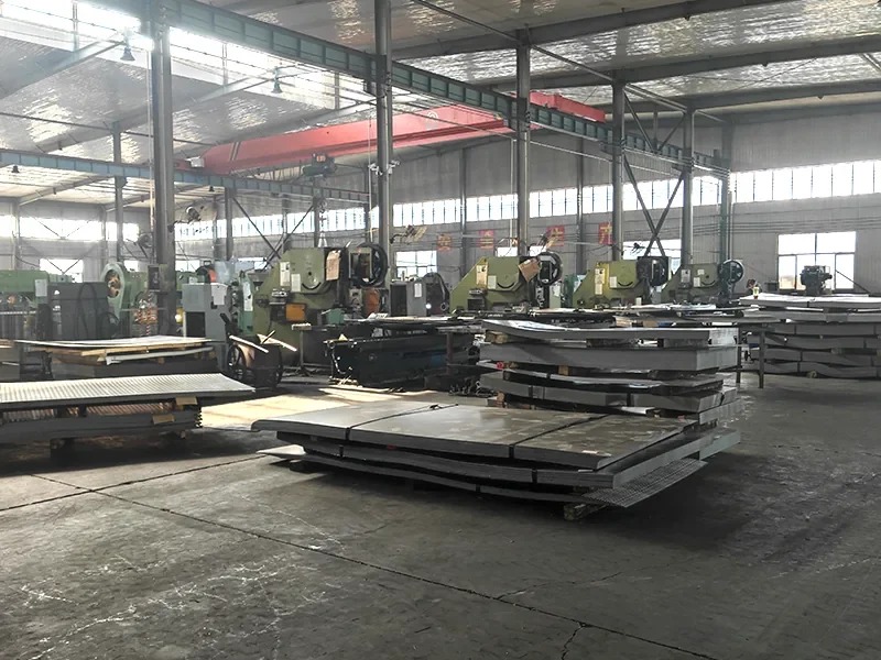 Expanded metal press line and steel sheet processing equipment